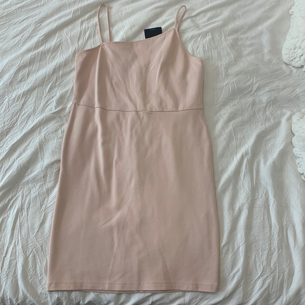 Forever 21 blush asymmetrical mini dress